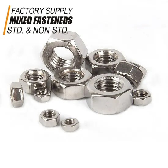 Small Pattern Hex Machine Screw Nuts [Table 1-2] ANSI ASME B 18.2.2 - 2010